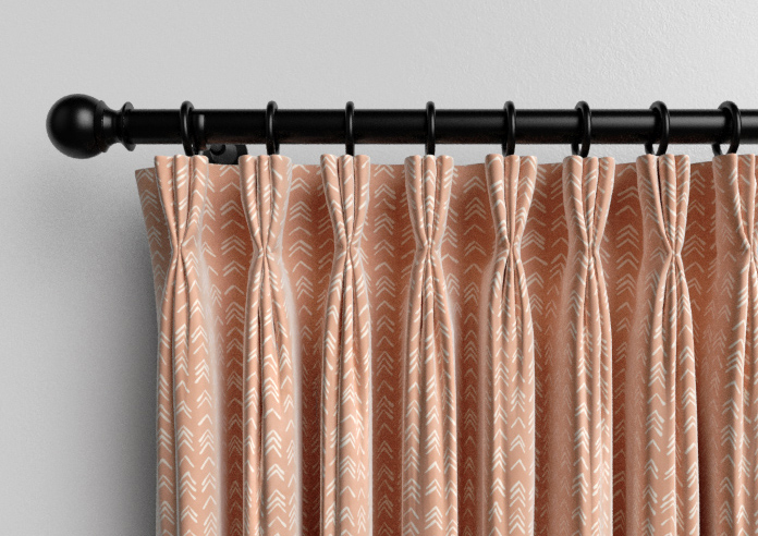 Rolling Hills Velvet, Apricot - Made to Measure Curtains - Image 11